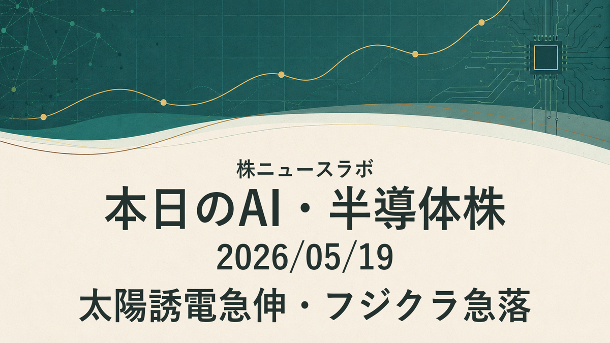 日経225 注目ランキング 2026-05-19
