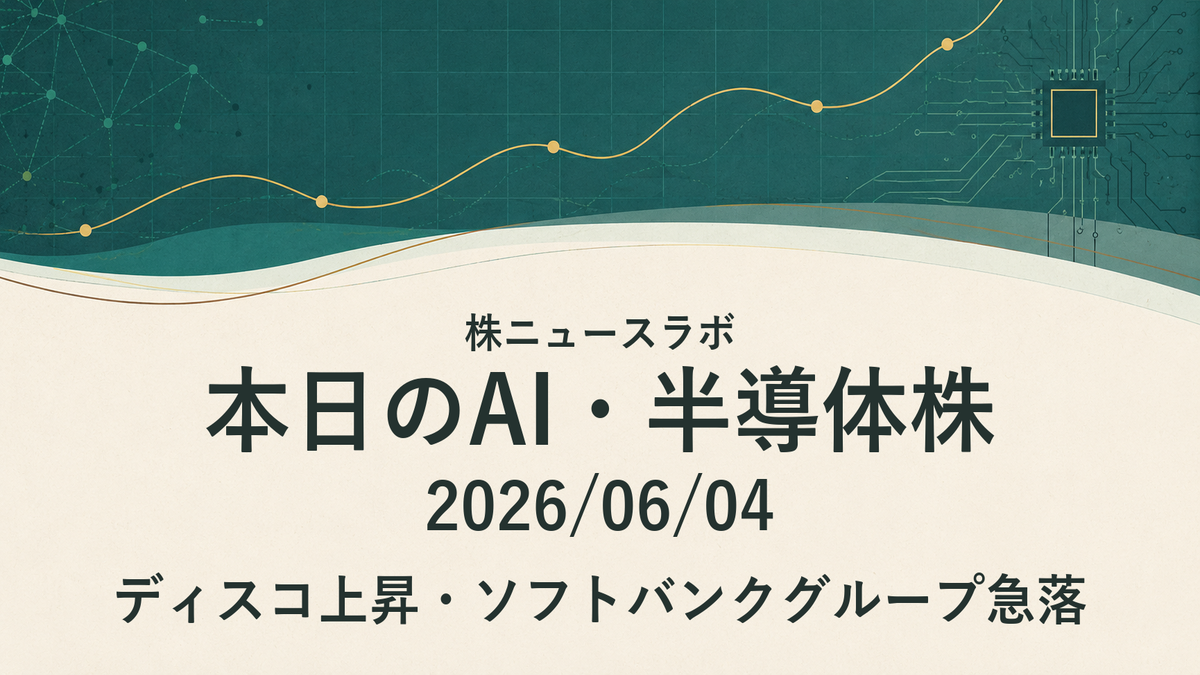 日経225 注目ランキング 2026-06-04