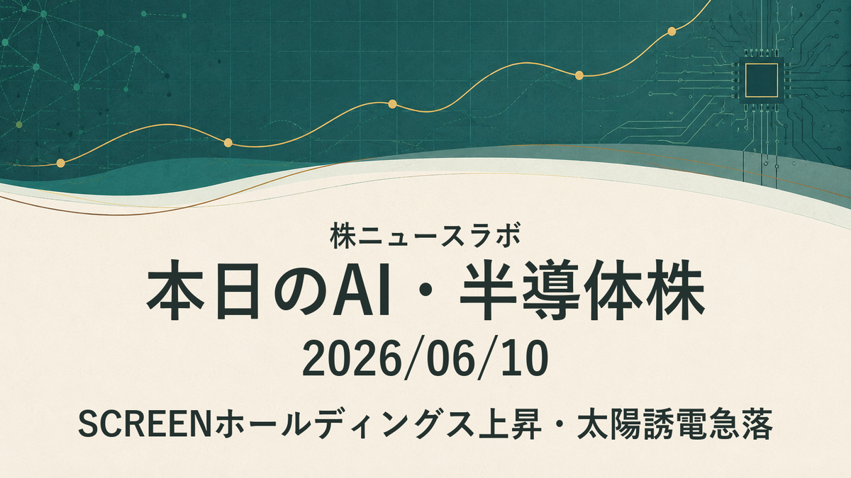 日経225 注目ランキング 2026-06-10