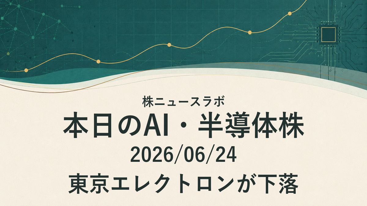 日経225 注目ランキング 2026-06-24