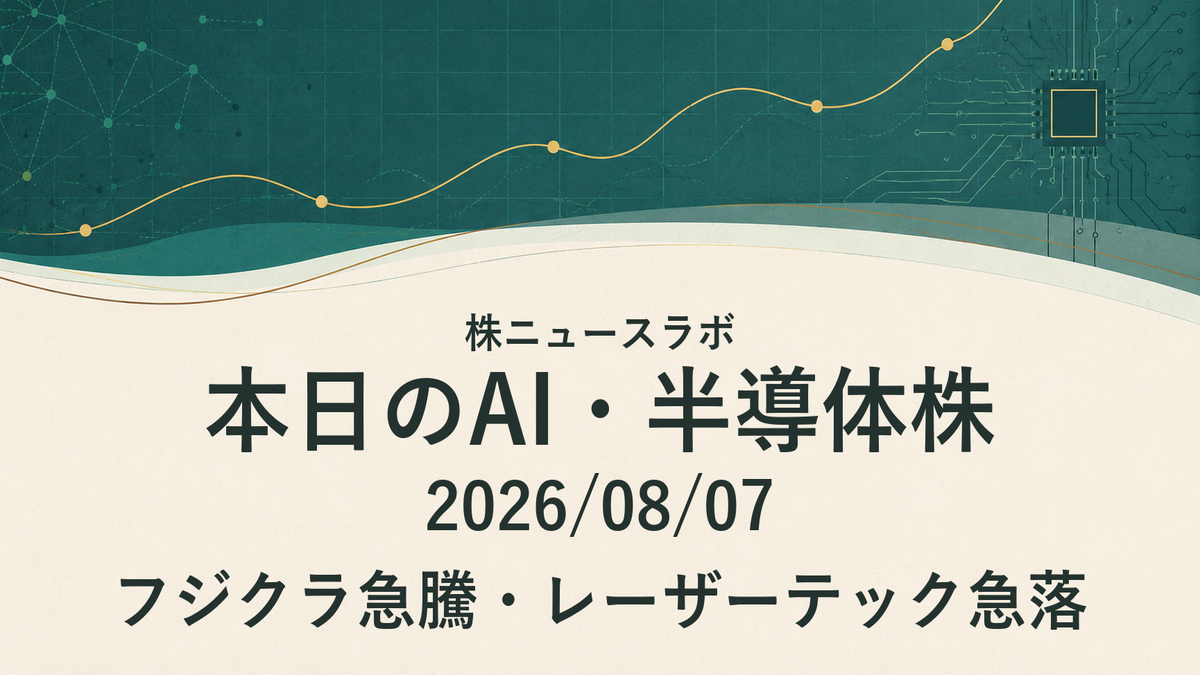 日経225 注目ランキング 2026-08-07