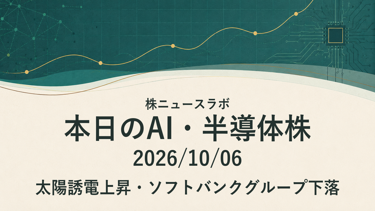 日経225 注目ランキング 2026-10-06